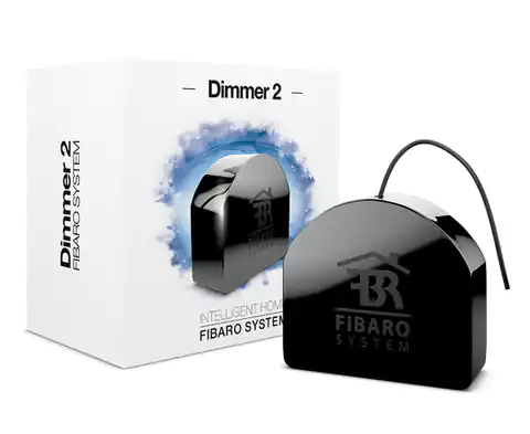 ⁨Fibaro Dimmer 2 Freestanding Black⁩ at Wasserman.eu