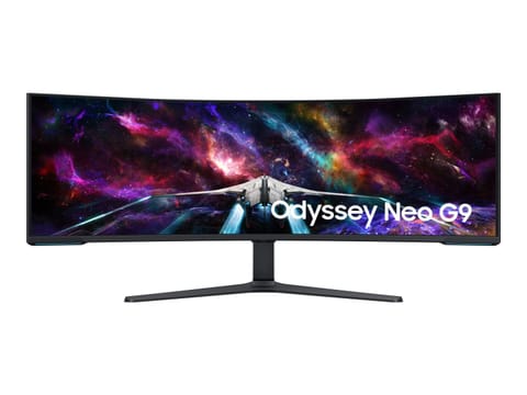 ⁨Samsung Odyssey Neo G9 G95NC LS57CG952NUXEN 57" VA Monitor 7680x2160/32:9/420cd/m2/1ms HDMI, DP, Headphone out, USB⁩ w sklepie Wasserman.eu