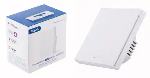 ⁨Aqara WS-EUK01 Lichtschalter Polycarbonat (PC) Weiß⁩ im Wasserman.eu
