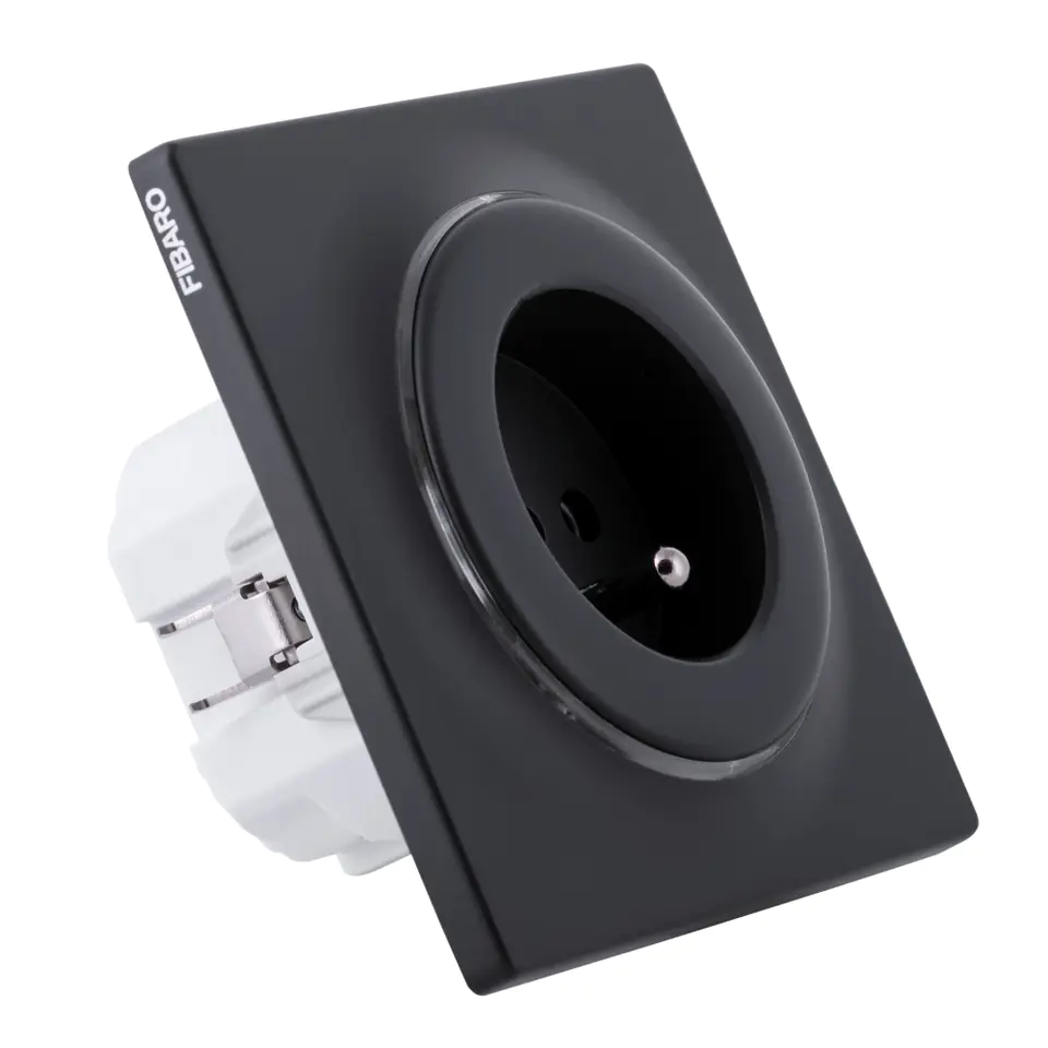 FIBARO FGWOE-011 Inteligentne gniazdko Walli Outlet antracyt at Wasserman.eu
