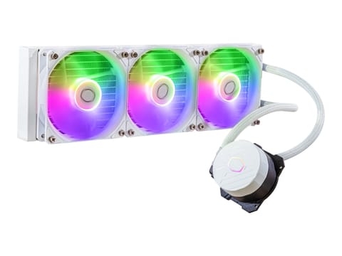 ⁨Cooler Master | MasterLiquid 360L Core ARGB White | Chłodnica cieczy CPU⁩ w sklepie Wasserman.eu