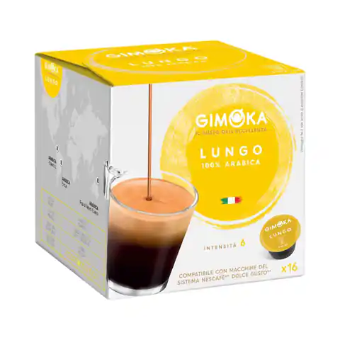 ⁨Coffee in capsules Gimoka Lungo Dolce Gusto 16 pc(s)⁩ at Wasserman.eu