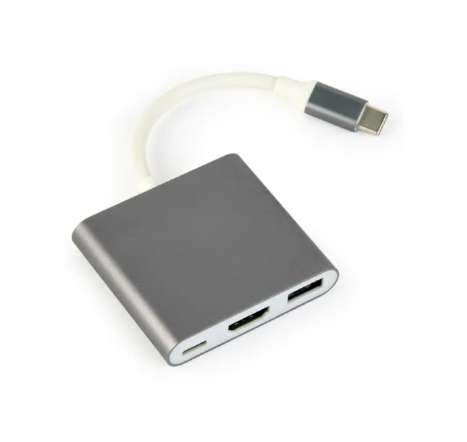 ⁨Gembird A-CM-HDMIF-02-SG USB graphics adapter 3840 x 2160 pixels Grey⁩ at Wasserman.eu