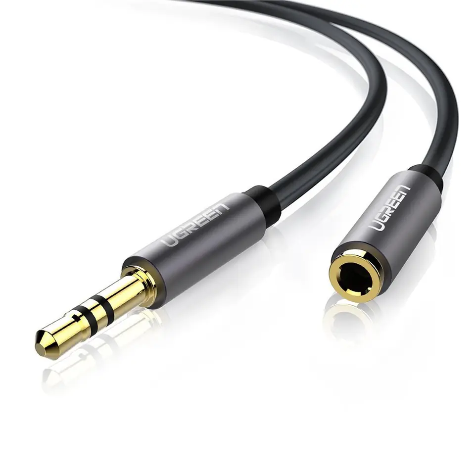 ⁨Ugreen 10595 audio cable 3 m 3.5mm Black⁩ at Wasserman.eu