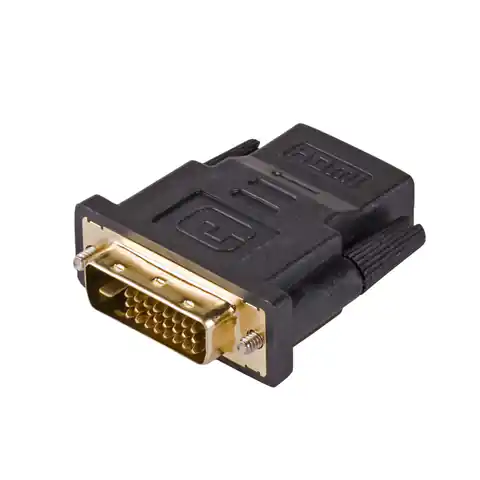 ⁨Adapter Akyga AK-AD-41 (DVI-D (Dual link) M - HDMI F; kolor czarny)⁩ w sklepie Wasserman.eu
