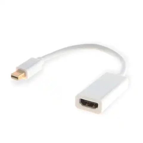 ⁨Savio CL-57 video cable adapter 0.2 m Mini DisplayPort HDMI Type A (Standard) White⁩ at Wasserman.eu