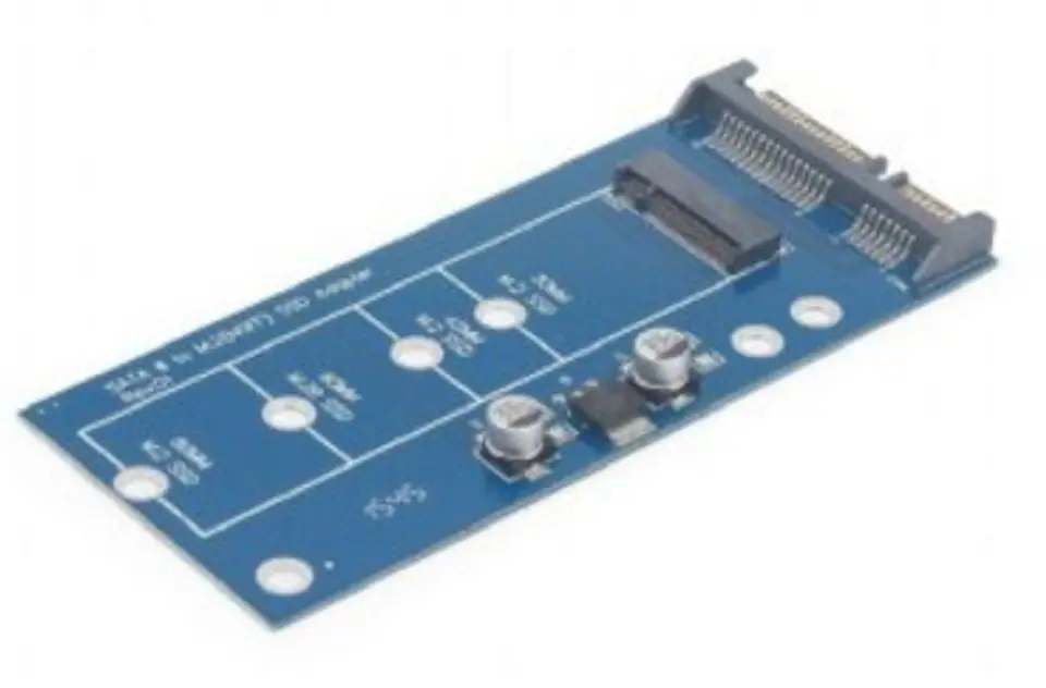 ⁨Adapter GEMBIRD EE18-M2S3PCB-01 (1.8" - M.2 ; kolor niebieski)⁩ w sklepie Wasserman.eu