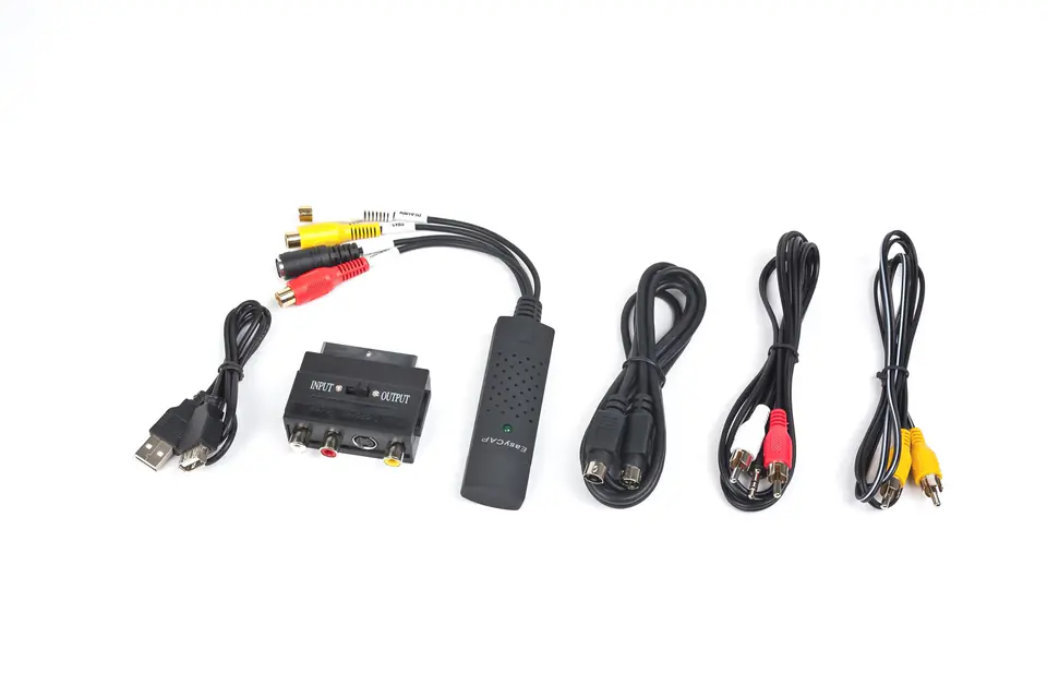 Adapter GEMBIRD UVG-002 (USB M - RCA, S-Video F; 0,50m; kolor czarny) w sklepie Wasserman.eu