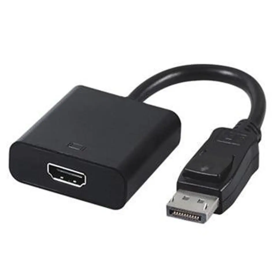 ⁨Gembird A-DPM-HDMIF-002 video cable adapter 0.1 m DisplayPort HDMI Type A (Standard) Black⁩ at Wasserman.eu