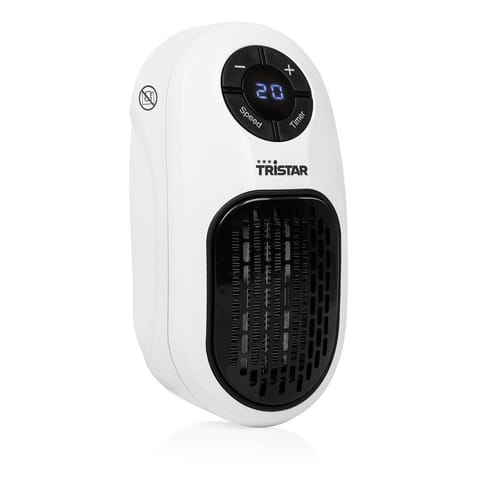 Tristar | Grzejnik wtykowy | KA-5084 | Ceramiczny | 400 W | Odpowiedni do pomieszczeń do 25 m² | Biały w sklepie Wasserman.eu
