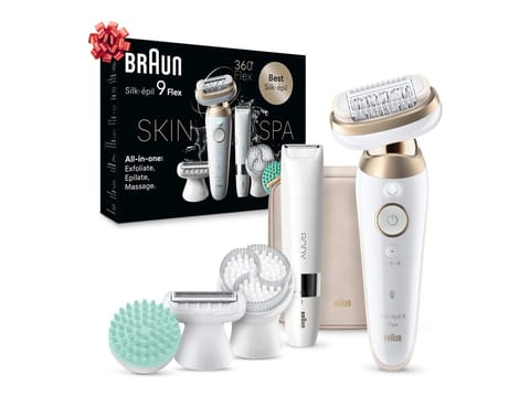 ⁨Braun Silk-épil 9 Flex SkinSpa 9-481 3D Gold, White⁩ at Wasserman.eu