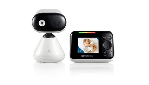 ⁨Motorola | L | 2.8" diagonal color screen; 2.4GHz FHSS wireless technology for in-home viewing; Digital zoom; Secure and private connection; LED sound level indicator; Two-way talk; Room temperature monitoring; Infrared night vision; High sensitivity micr⁩ at Wasserman.eu
