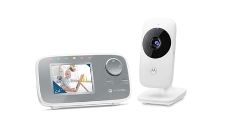 ⁨Motorola VM482 video baby monitor 300 m FHSS Silver, White⁩ at Wasserman.eu