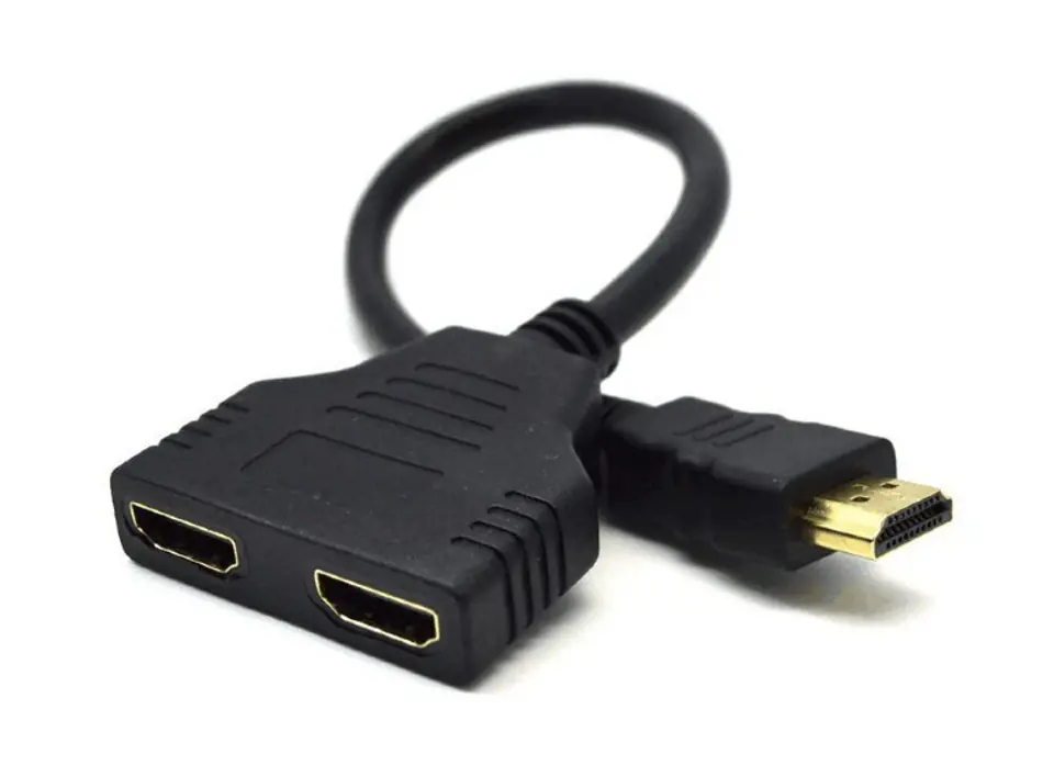 ⁨Gembird DSP-2PH4-04 HDMI cable HDMI Type A (Standard) 2 x HDMI Type A (Standard) Black⁩ at Wasserman.eu