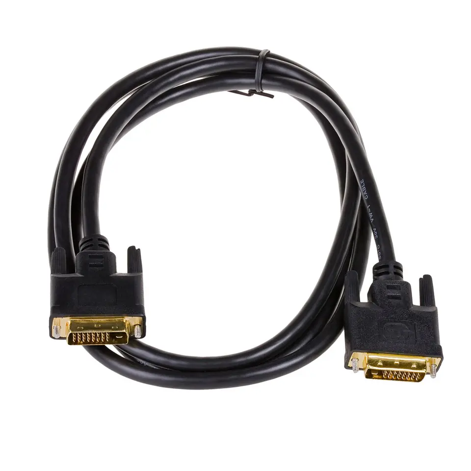 ⁨Akyga AK-AV-06 DVI cable 1.8 m DVI-D Black⁩ at Wasserman.eu