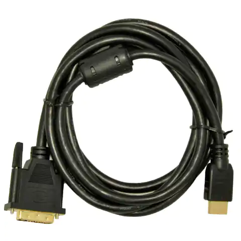 ⁨Akyga AK-AV-11 video cable adapter 1.8 m HDMI Type A (Standard) DVI-D Black⁩ at Wasserman.eu