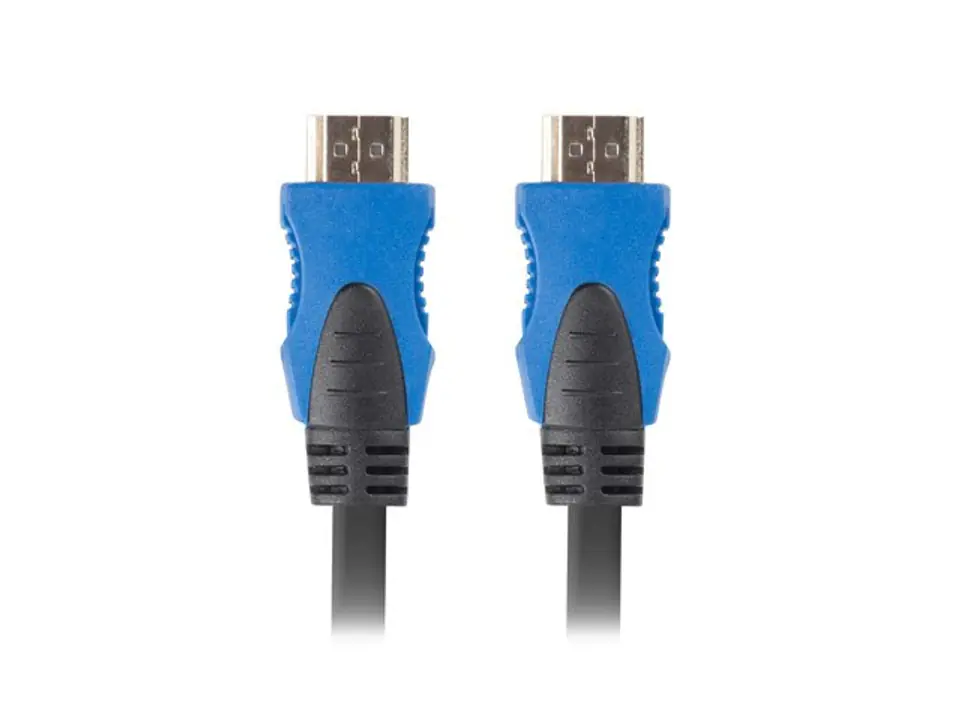 ⁨Kabel Lanberg CA-HDMI-20CU-0010-BK (HDMI M - HDMI M; 1m; kolor czarny)⁩ w sklepie Wasserman.eu