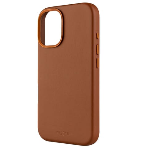 Fixed MagLeather | Back cover | Apple | iPhone 16 | Leather | Brown at Wasserman.eu