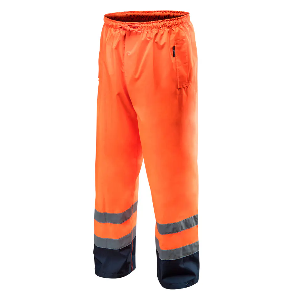 ⁨Warning work pants waterproof, orange, size S⁩ at Wasserman.eu