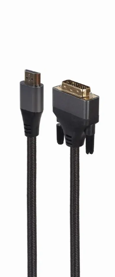 ⁨GEMBIRD KABEL HDMI -> DVI 18+1PIN 4K, OPLOT, 1.8M⁩ w sklepie Wasserman.eu