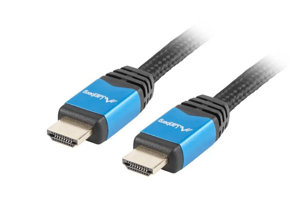 ⁨Kabel Lanberg Premium CA-HDMI-20CU-0030-BL (HDMI M - HDMI M; 3m; kolor czarny)⁩ w sklepie Wasserman.eu