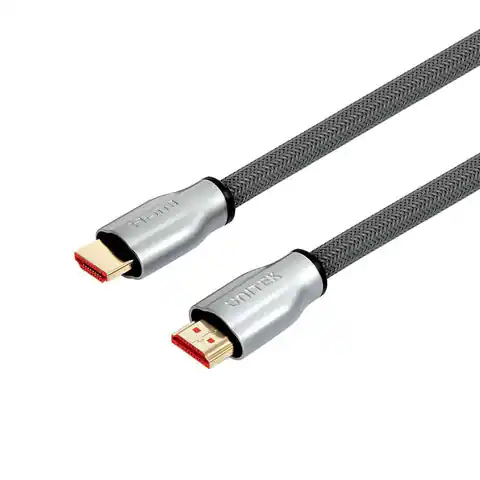 ⁨UNITEK Y-C138RGY HDMI-Kabel 2 m HDMI Typ A (Standard) Silber, Zink⁩ im Wasserman.eu