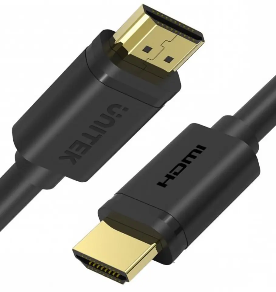 ⁨UNITEK KABEL HDMI 2.0 4K, 0,3M, C11061BK⁩ w sklepie Wasserman.eu