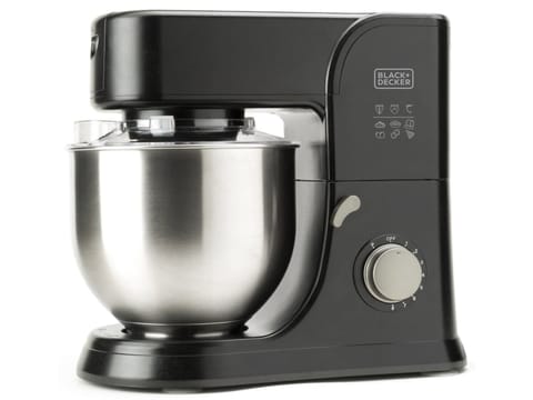 ⁨Black & Decker | Kitchen Machine | ES9130080B | 1000 W | Number of speeds 8 | Bowl capacity 5.2 L | Black⁩ w sklepie Wasserman.eu