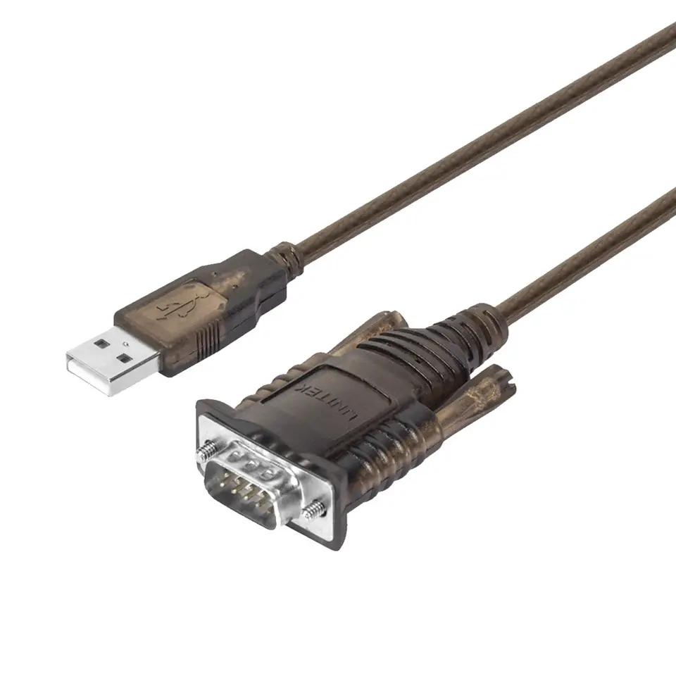 ⁨UNITEK Y-108 serial cable Black USB Type-A DB-9⁩ at Wasserman.eu