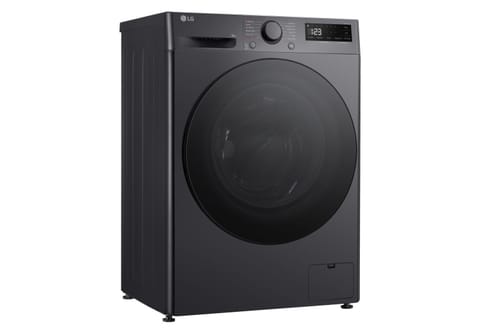 LG | Washing Machine | F2WR508S2M | Energy efficiency class A-10% | Front loading | Washing capacity 8 kg | 1200 RPM | Depth 48 cm | Width 60 cm | LED | Middle Black at Wasserman.eu