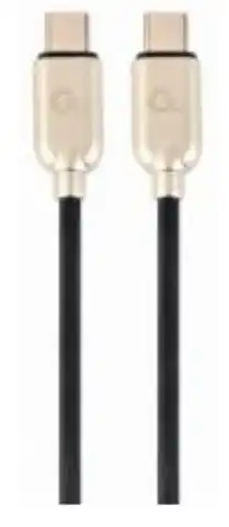 ⁨GEMBIRD KABEL USB TYPE-C M/M POWER DELIVERY (PD) ŁADOWANIE/DANE, 60W, 1M, CZARNY⁩ w sklepie Wasserman.eu