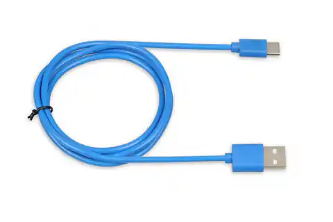 ⁨Kabel IBOX IKUMTCB (USB 2.0 typu A - USB typu C ; 1m; kolor niebieski)⁩ w sklepie Wasserman.eu