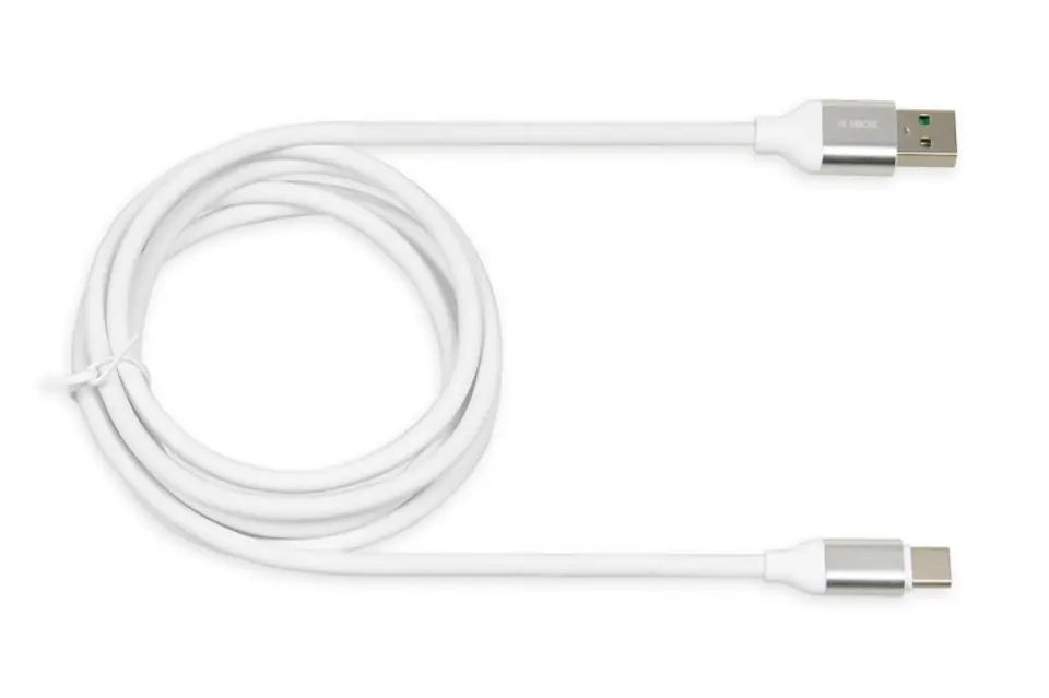 ⁨Kabel IBOX IKUMTCWQC (USB 2.0 typu A - USB typu C ; 1,5m; kolor biały)⁩ w sklepie Wasserman.eu