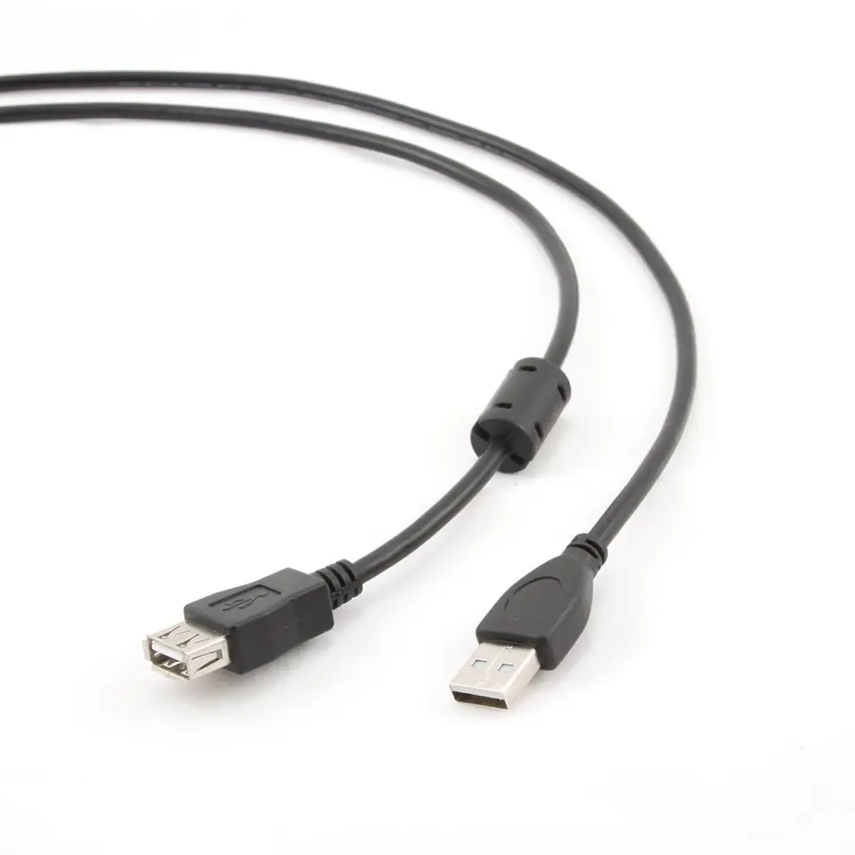⁨Gembird 1.8m USB 2.0 A M/FM USB cable USB A Black⁩ at Wasserman.eu