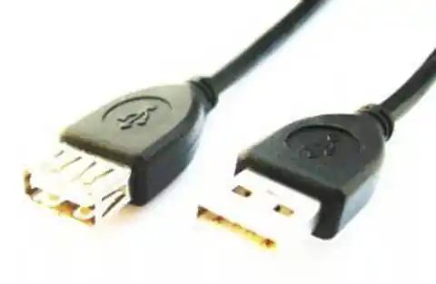 ⁨Kabel GEMBIRD CCP-USB2-AMAF-10 (USB 2.0 typu A F - USB 2.0 typu A M; 3m; kolor czarny)⁩ w sklepie Wasserman.eu