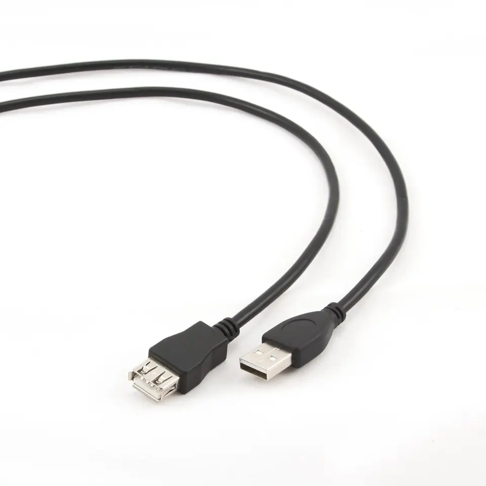 Kabel GEMBIRD CCF-USB2-AMAF-10 (USB 2.0 typu A F - USB 2.0 typu A M; 3m; kolor czarny) w sklepie Wasserman.eu