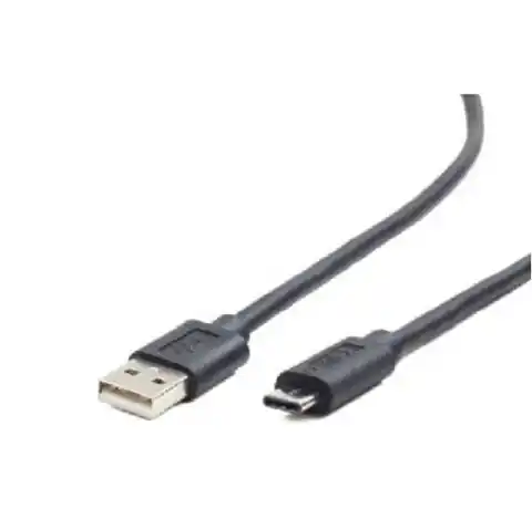 ⁨Gembird USB-A/USB-C, 1m USB cable USB 2.0 USB A USB C Black⁩ at Wasserman.eu