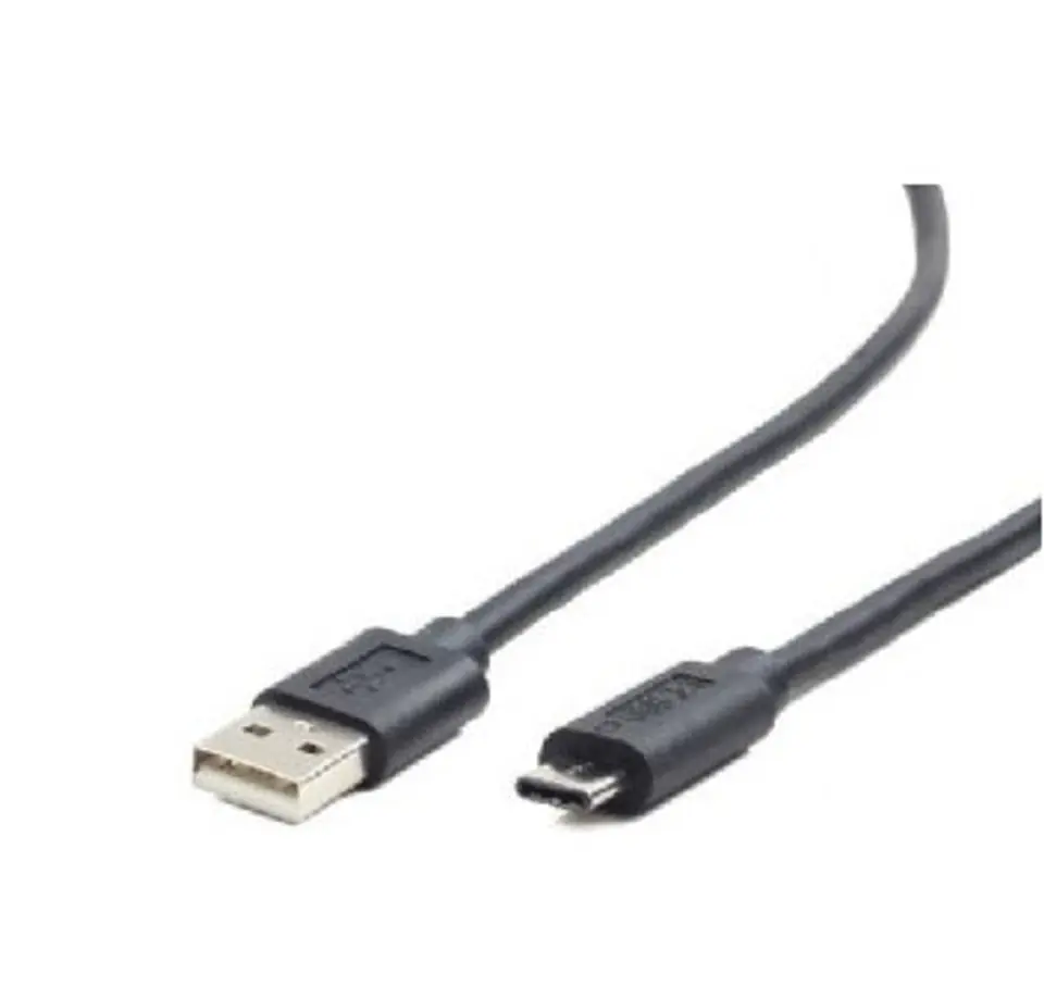 Kabel GEMBIRD CCP-USB2-AMCM-1M (USB 2.0 M - USB typu C M; 1m; kolor czarny) w sklepie Wasserman.eu
