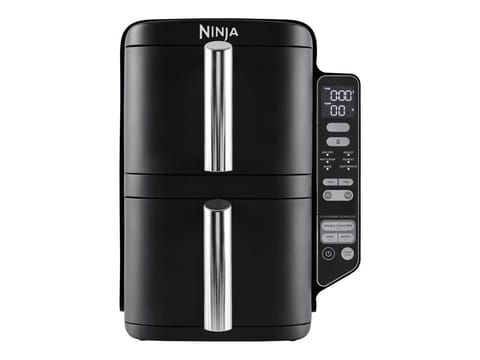 ⁨NINJA Double Stack Vertical Air Fryer with 2 Stacking Drawers | SL300EU | Power 2470 W | Capacity 7.6 L | Black⁩ w sklepie Wasserman.eu