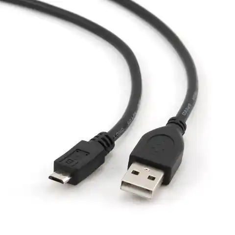 ⁨Kabel GEMBIRD CCP-MUSB2-AMBM-6 (USB M - Micro USB M; 1,8m; kolor czarny)⁩ w sklepie Wasserman.eu