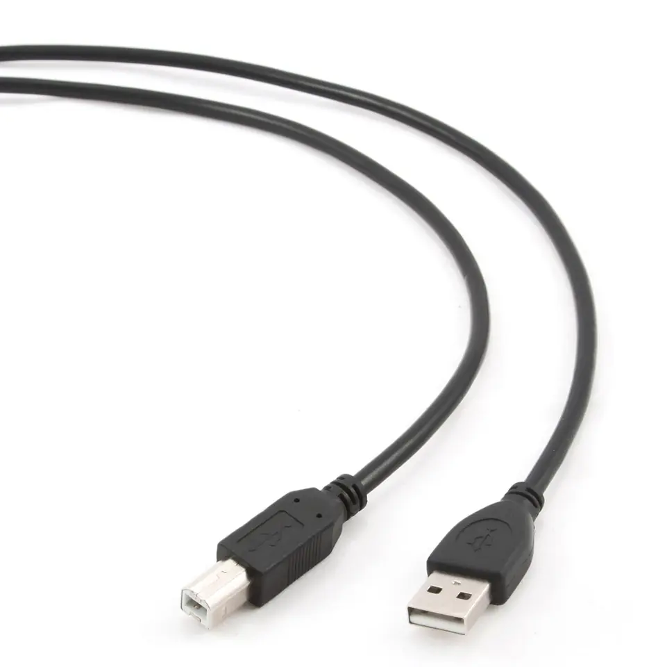 ⁨Gembird CCP-USB2-AMBM-10 USB cable 3.04 m USB A USB B Black⁩ at Wasserman.eu