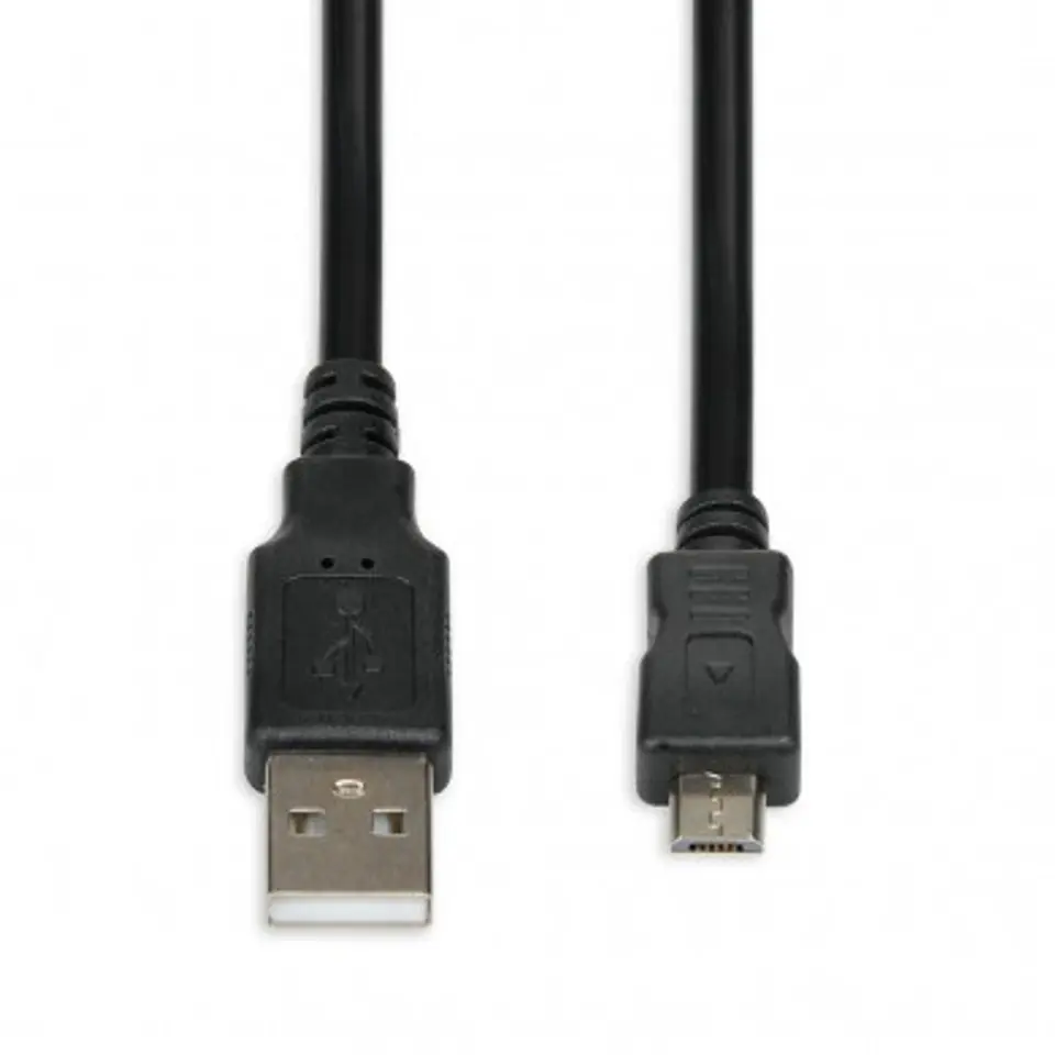 ⁨Kabel IBOX USB 2.0 A/B MICRO 1,8M IKU2M18 (USB 2.0 typu A - USB 2.0 typu A ; 1,8m; kolor czarny)⁩ w sklepie Wasserman.eu