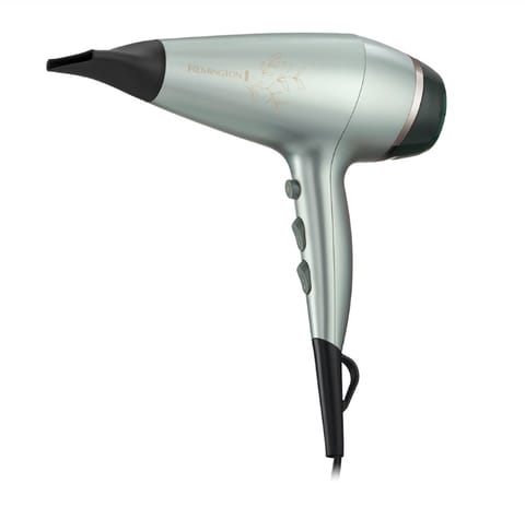 ⁨Remington Hair Dryer | AC5860 Botanicals | 2300 W | Number of temperature settings 3 | Ionic function | Diffuser nozzle | Silver⁩ w sklepie Wasserman.eu