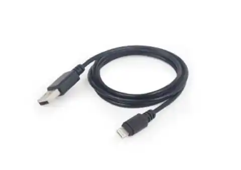 ⁨GEMBIRD CC-USB2-AMLM-1M cable (USB 2.0 M - Lightning M; 1m; black)⁩ at Wasserman.eu