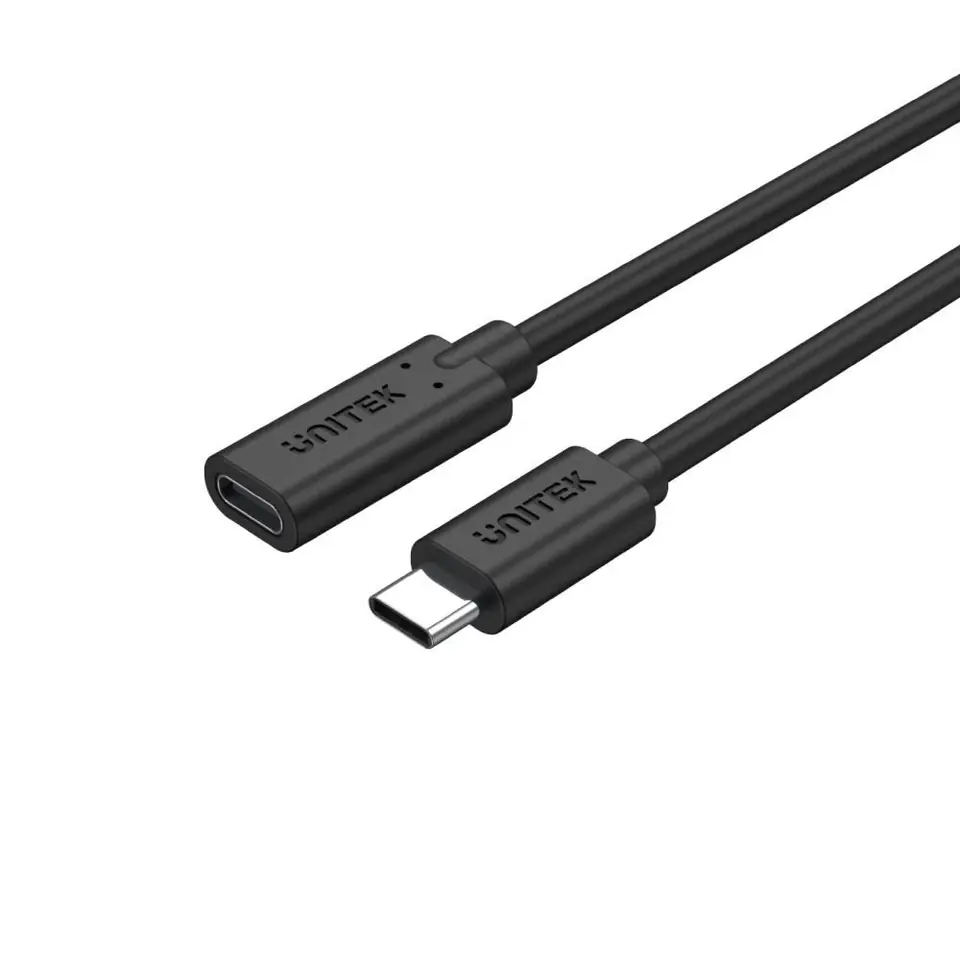 ⁨UNITEK C14086BK USB cable 0.5 m USB 3.2 Gen 2 (3.1 Gen 2) USB C Black⁩ at Wasserman.eu