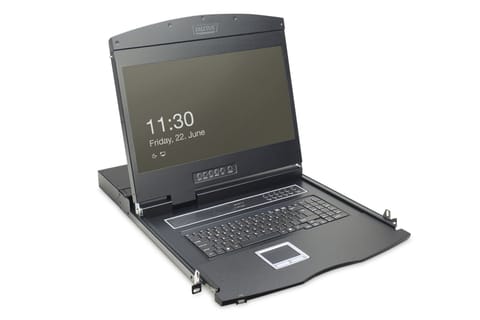 ⁨Digitus | Konsola modułowa z 19-calowym wyświetlaczem TFT (48,3 cm) | DS-72211-2US⁩ w sklepie Wasserman.eu