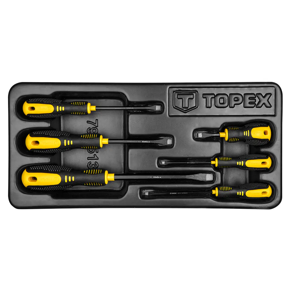 ⁨Flat screwdrivers, set of 6 pcs.⁩ at Wasserman.eu