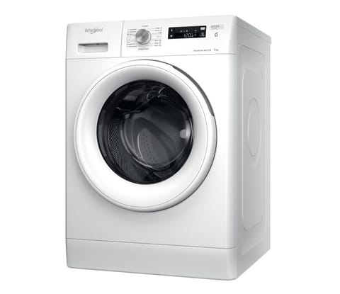 ⁨Whirlpool Washing machine | FFS 7469 W EE | Energy efficiency class A | Front loading | Washing capacity 7 kg | 1400 RPM | Depth 57.5 cm | Width 59.5 cm | Display | LED | White⁩ at Wasserman.eu