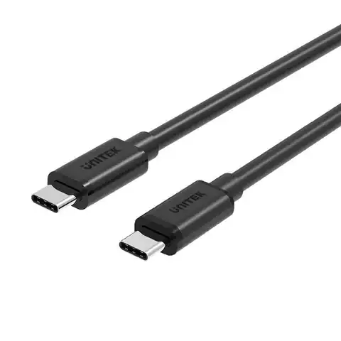 ⁨UNITEK Y-C477BK USB cable 1 m USB 3.2 Gen 1 (3.1 Gen 1) USB C Black⁩ at Wasserman.eu