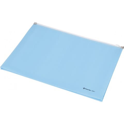 ⁨Koperta z suwakiem A4 niebieska przestrzenna C4611 0410-0038-03 Panta Plast⁩ w sklepie Wasserman.eu